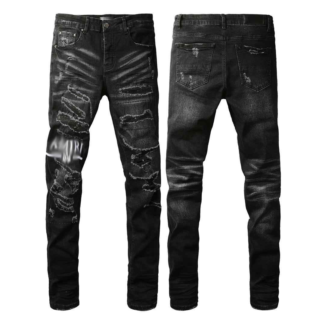 Mens Black MA BAR Jeans "AMR"