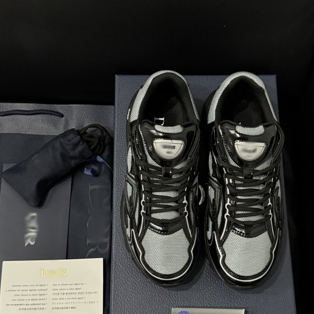 Mens Black/Shiny Shoes “B3"