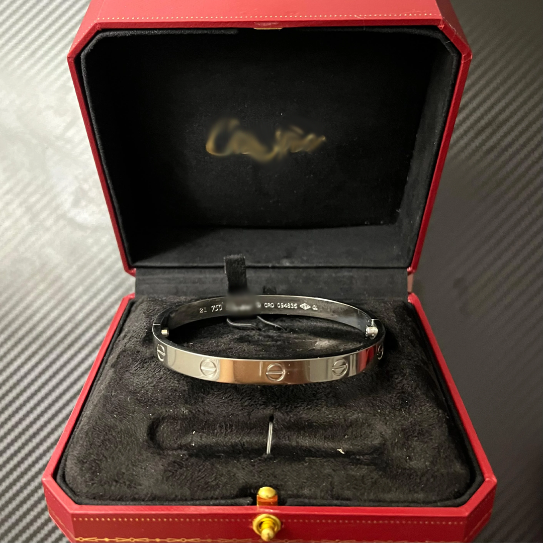 CRTR Silver Love Bracelet