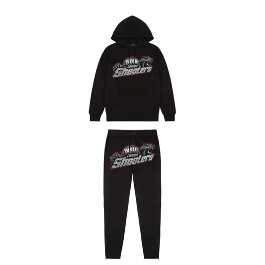 Mens Black/Red Shooters tracksuit "TStar"