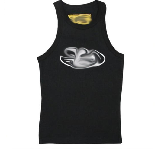 Womens Black/White Vest "CRT*Z"