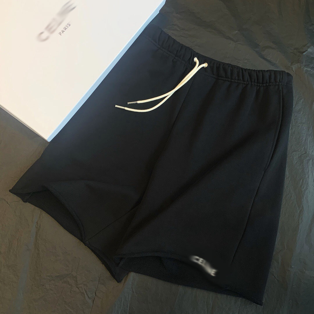 Mens Black CEL Shorts