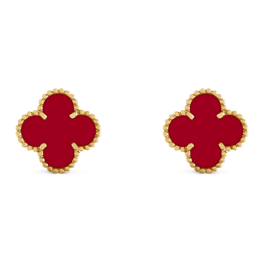 VCA Red Earrings