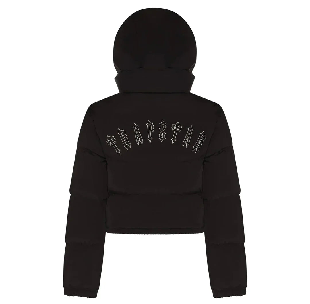 Womens Black Puffer Jacket "TStar"